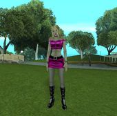 Pink Dressed Girl
